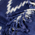 Rayon ikat scarf, 'Silhouette in Navy' - Artisan Crafted Blue and White Ikat Scarf (image 2d) thumbail