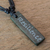 Jade pendant necklace, 'Remember Your Resilience' - Resilience Jade Message Pendant Necklace (image 2) thumbail
