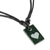 Jade pendant necklace, 'Heart Talisman' - Heart Motif Unisex Jade Pendant Necklace (image 2b) thumbail