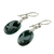 Jade dangle earrings, 'Nature of God - Eagle' - Sterling Silver and Jade Eagle Dangle Earrings (image 2c) thumbail