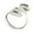 Jade wrap ring, 'When Two Hearts Meet' - Heart-Shaped Jade Wrap Ring (image 2d) thumbail