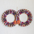 Cotton worry doll wreath, 'Friends Forever' - Handmade Guatemalan Worry Doll Double Wreath thumbail