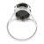 Jade cocktail ring, 'Precious Darkness' - Artisan Crafted Black Jade Cocktail Ring (image 2d) thumbail
