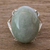 Jade cocktail ring, 'Precious Light' - Apple Green Jade Cocktail Ring (image 2b) thumbail