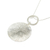 Sterling silver pendant necklace, 'Dandelion Days' - Modern 925 Sterling Silver Pendant Necklace