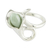 Jade cocktail ring, 'Mixco Lily in Light Green' - Light Green Jade Calla Lily Motif Ring thumbail
