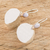 Jade drop earrings, 'Mixco Reflections' - Shibuichi and Sterling Silver Lilac Jade Earrings