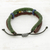 Beaded unity bracelet, 'Earth in Union' - Handmade Earth Color Beaded Guatemalan Unity Bracelet (image 2e) thumbail