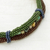 Beaded unity bracelet, 'Earth in Union' - Handmade Earth Color Beaded Guatemalan Unity Bracelet (image 2f) thumbail