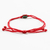 Jade unity bracelet, 'Teamwork Together' - Green Jade & Red Cord Unity Bracelet from Guatemala (image 2b) thumbail