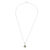 Jade pendant necklace, 'Mixco Lily in Light Green' - Lily Shaped Pendant Necklace with Light Green Jade (image 2d) thumbail