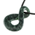 collar con colgante de jade - Collar de jade verde símbolo infinito