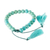 Beaded bracelet, 'Surf and Sky' - Beaded Reconstituted Turquoise Bracelet (image 2c) thumbail