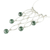 Jade pendant necklace, 'Dark Maya Empress' - Jade and Sterling Silver Statement Necklace (image 2c) thumbail