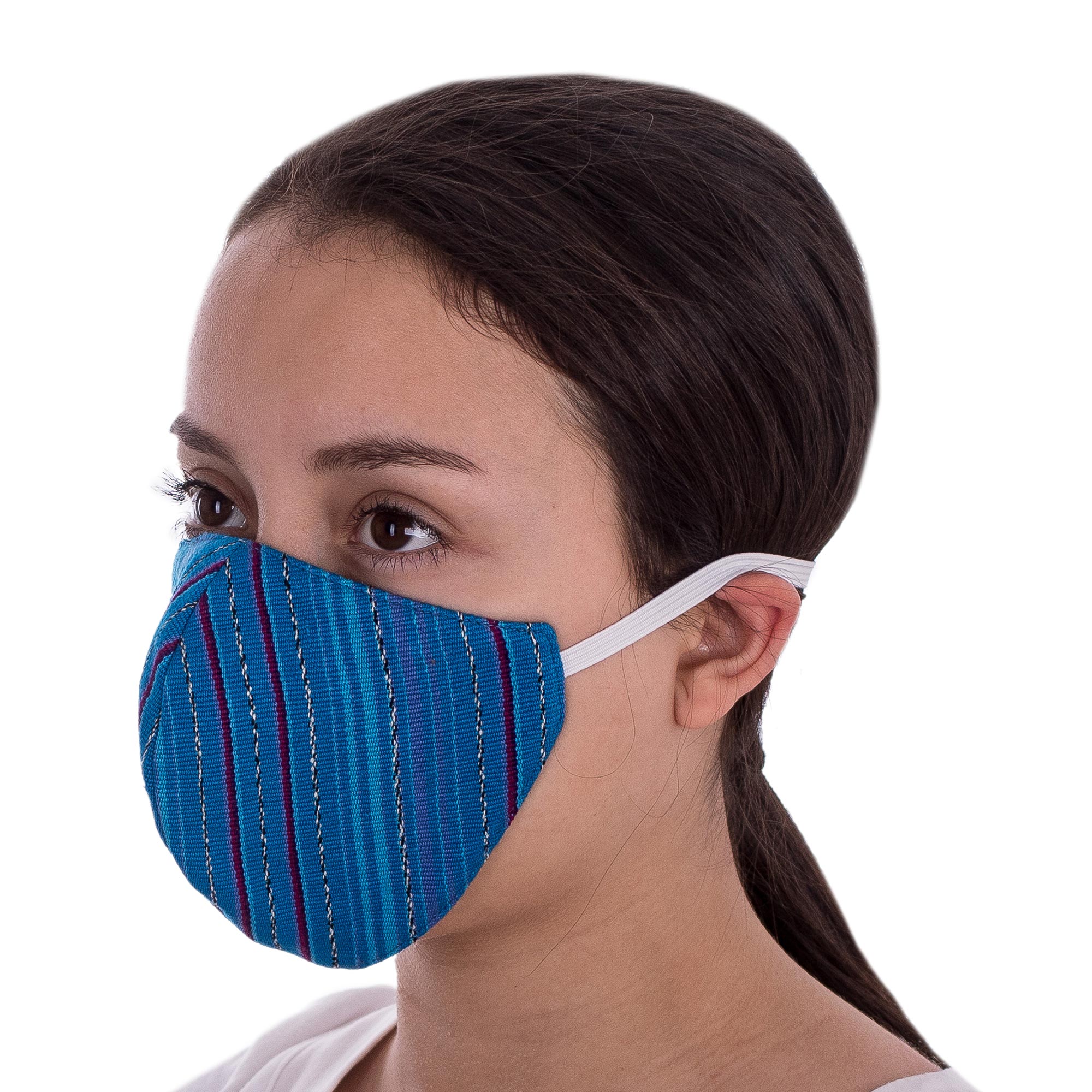 cotton mask with head strap