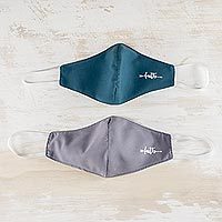 Faith in Teal and Grey