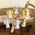 Hand crafted ornaments, 'Lacy Angels' (set of 6) - Handmade Angel Ornaments from Guatemala (Set of 6)