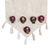 Cotton table runner, 'Ixmucané's Gift' - Tasseled Worry Doll Motif Table Runner (image 2a) thumbail