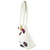 Cotton shoulder bag, 'Union' - Off-White Shoulder Bag with Worry Dolls (image 2b) thumbail