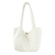 Cotton shoulder bag, 'Union' - Off-White Shoulder Bag with Worry Dolls (image 2c) thumbail