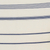 Cotton beach towel, 'Sweet Relaxation in Warm White' - Cotton Beach Towel with Indigo Stripes (image 2c) thumbail