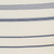 Cotton beach towel, 'Sweet Relaxation in Warm White' - Cotton Beach Towel with Indigo Stripes