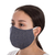 Natural cotton face masks, 'Clear Blue Skies' (pair) - 2 Eco-Friendly Blue and Ivory Cotton 2-Layer Masks (image 2c) thumbail