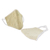 Natural cotton face masks, 'Earthen Trails' (pair) - 2 Natural Undyed Brown and Ivory Cotton 2-Layer Masks (image 2d) thumbail