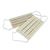 Natural cotton face masks, 'Earth Tone Pleats' (pair) - 2 Natural Undyed Brown and Ivory Cotton Pleated 2-Layer Mask (image 2d) thumbail
