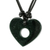 Jade pendant necklace, 'Open My Heart' - Heart-Shaped Jade Pendant Necklace thumbail