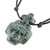 Jade pendant necklace, 'Maya Mask' - Maya Mask Jade Pendant Necklace (image 2b) thumbail
