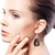 Jade dangle earrings, 'Strum in Black' - Dangle Earrings with Black Jade (image 2d) thumbail
