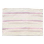 Cotton placemats, 'Individualist in Lilac' (set of 4) - Lilac and Orchid Striped Cotton Placemats (Set of 4)