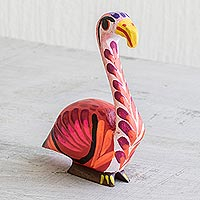 Featured review for Wood figurine, Flamingo