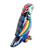 Wood figurine, 'Colorful Macaw' - Multicolored Hand Painted Pinewood Macaw Figurine