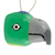 Small wood mask, 'Colorful Bird' - Small Handmade Parrot Mask (image 2a) thumbail