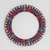 Fabric wreath, 'Heritage in the Round' - Colorful Worry Doll Wreath (image 2) thumbail