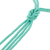 Beaded lariat necklace, 'Union in Turquoise' - Turquoise Beaded Lariat Style Necklace (image 2d) thumbail