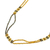 Beaded eyeglass lanyard, 'Gold and Bronze Blooms' - Artisan Crafted Gold and Bronze Bead Eyeglass Lanyard