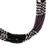 Long beaded torsade necklace, 'Black and Plum Harmony' - Purple and Black Long Beaded Necklace (image 2c) thumbail