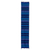 Cotton table runner, 'Blue Heritage' - Fringed Blue and Black Cotton Table Runner (image 2a) thumbail