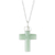Jade cross pendant necklace, 'Zacapa Faith in Light Green' - Light Green Cross Pendant Necklace (image 2c) thumbail