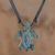 Jade pendant necklace, 'Marine Turtle' - Hand Carved Jade turtle Necklace thumbail