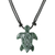 Jade pendant necklace, 'Marine Turtle' - Hand Carved Jade turtle Necklace thumbail