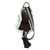 Cotton shoulder bag, 'Flowing River in Black' (12 inch) - All-Cotton Black and Off-White Shoulder Bag (12 Inch) (image 2d) thumbail