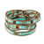 Beaded wrap bracelet, 'Solola Sunset' - Artisan Crafted Glass Bead Wrap Bracelet