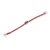 Pulsera de cordón trenzado - Pulsera de cordón rojo con detalle de hebilla