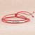 Braided wrap bracelet, 'Kindness Matters' - Adjustable Unisex Kindness Theme Wrap Bracelet thumbail