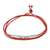 Braided wrap bracelet, 'Kindness Matters' - Adjustable Unisex Kindness Theme Wrap Bracelet (image 2a) thumbail