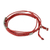 Makramee-Wickelarmband - Rotes Wickelarmband mit graviertem Anhänger